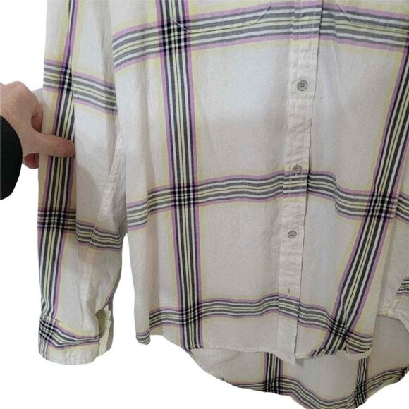 Stylus Button up Shirt Womens Small Pastels colors button down Cotton Blend‎ - Picture 3 of 4